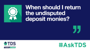 AskTDS blog image - undisputed deposit monies