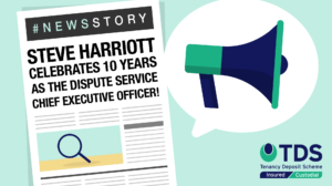 The 27th September 2020 marked Chief Executive Officer (CEO), Steve Harriott's, 10th year with the Dispute Service.