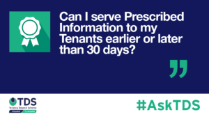 In this week's #ASKTDS, we're presented with a question regarding the rules of serving Prescribed Information (PI).